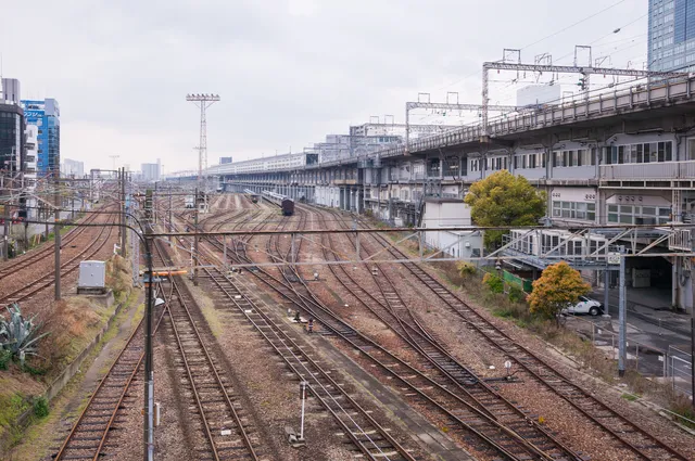 新大阪駅の線路