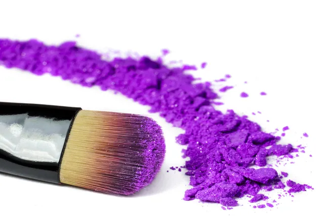 紫の化粧品