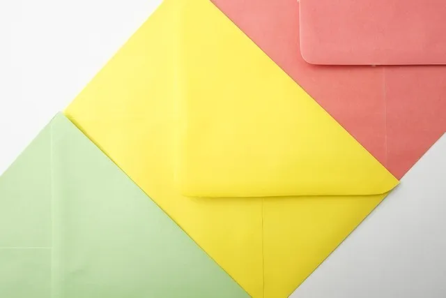 カラー封筒